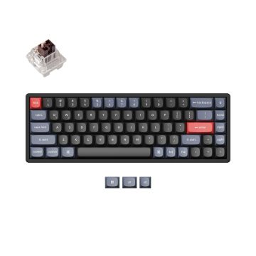 Keychron K6 Pro 65% Wireless Mechanical Keyboard (ANSI, RGB, Hot-swap, US, Pro Brown Switch)