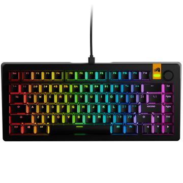 Glorious GMMK 3 HE 75%, Fox HE Switches, Black, US (GLO-KB-GMMK3-75-PB-HE-W-BLK-US)