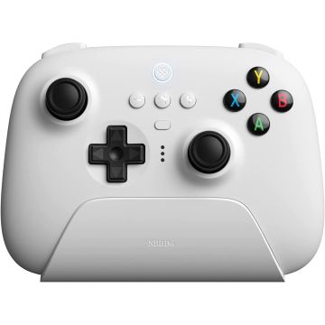 8bitdo Ultimate 2.4g Wireless Controller With Charging Dock (White)