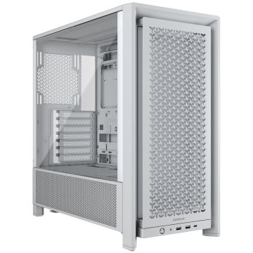 Corsair Frame 4000D, Mid Tower, E-ATX, Tempered Glass - White (CC-9011291-WW)