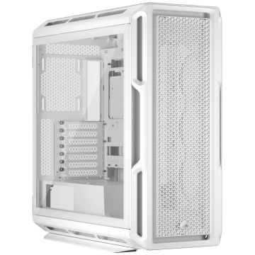 Corsair 5000T PC case, Mid Tower, ATX, Tempered Glass - White (CC-9011301-WW)