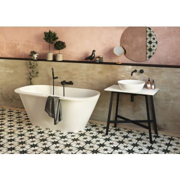 Deco Rim Vanna Balta Silkstone (Dvieļu Turētājs Kreisajā Pusē) (VADERIS/K/00)