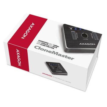 Axagon SSD Dock Station USB-C 2x M.2 NVMe ADSA-M2C (ADSA-M2C)