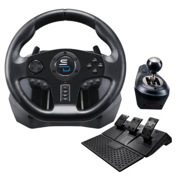 Subsonic Superdrive GS850 X - Racing Steering Wheel for PlayStation, Xbox