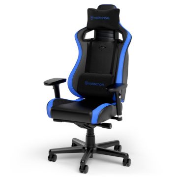 noblechairs EPIC Compact Gaming Chair - Black/Carbon/Blue (NBL-ECC-PU-BLU)