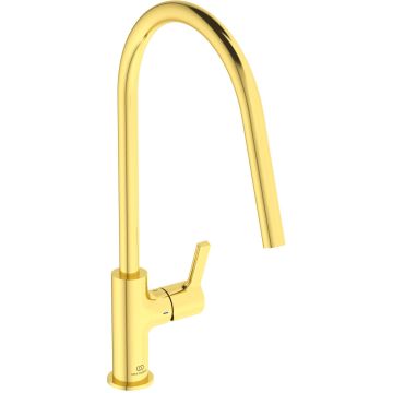 Ideal Standard Gusto Virtuves Jaucekrāns Brushed Gold (BD408A2)
