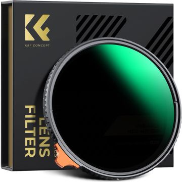 K&F Concept 77mm Variable ND Filter ND2-ND400 (1-9 Stop) KF01.1465