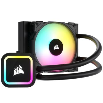 Corsair iCUE H60x RGB ELITE Complete Water Cooling - 120 mm, Black (CW-9060064-WW2)