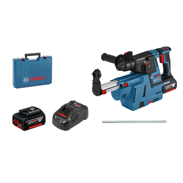 Bosch GBH 18V-26 + GDE 18V-16, 2х6.0Ah Case (0611909005)