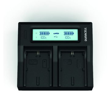 Duracell Canon LP-E6N Dual Battery Charger DRC6103