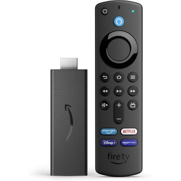 Amazon Fire TV Stick, Alexa Voice Remote, TV controls and access to hundreds of thousands of films and TV episodes