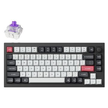 Keychron Q1 HE RGB Carbon Black Keyboard (Q1H-M1)