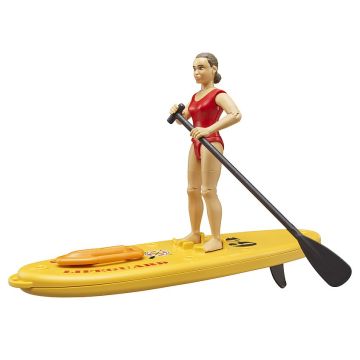 Bruder bworld lifeguard with stand-up paddle (62785)