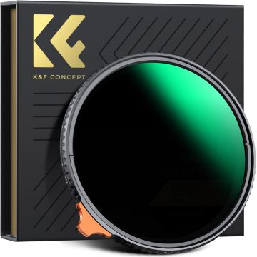 K&F Concept 62mm Variable ND Filter ND2-ND400 (9 Stop) (KF01.1462)