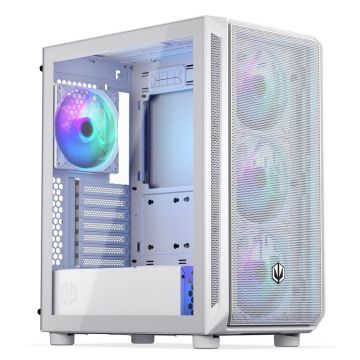 Endorfy Midi Tower PC Case ATX micro ATX Mini ITX White (EY2A018)