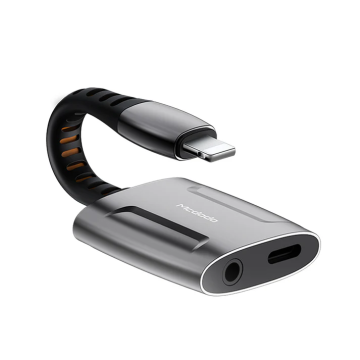 Mcdodo CA-6340 Lightning to Lightning + AUX 3.5mm mini jack adapter