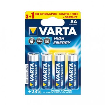 VARTA Alkaline Batteries R6 (AA) 4pcs (BAVA 4906)