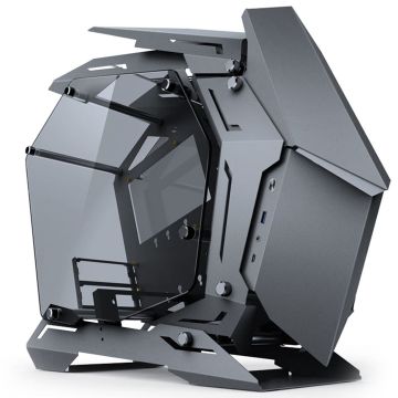 Jonsbo MOD3 Mini Micro-ATX Tower Showcase, Tempered Glass - grey (MOD3 MINI GREY)