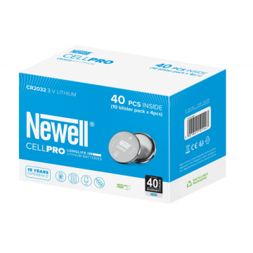 Newell CellPro CR2032 Lithium Battery 10x4 pcs Pack