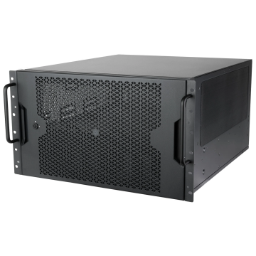 SilverStone RM600 Rackmount Case, E-ATX / SSI-EEB, 6U Form Factor - Dark Grey (SST-RM600)