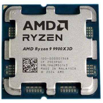 AMD Ryzen 9 9900X3D Desktop CPU Tray (100-000001368)