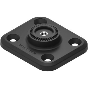 Quad Lock 360 socket - flat rectangle 4-hole (QLP-360-F4H)