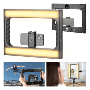 Neewer A111 II Smartphone Cage with Bi-color LED Light