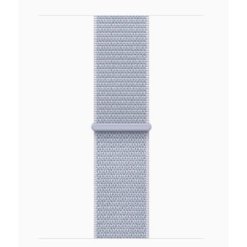 Apple Watch Series 10 GPS + Cellular 46mm Silver Aluminium Blue Cloud Sport Loop MWY23
