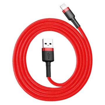 Baseus Cafule USB Lightning Cable 2.4A 0.5m Red (CALKLF-A09)