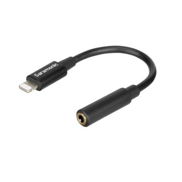 Saramonic SR-C2002 3.5mm TRRS (Female) to Lightning (Male) Microphone and Headphone Jack Adapter