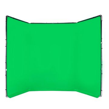 Manfrotto Chroma Key FX 4x2.9m Background Kit Green (MLBG4301KG)