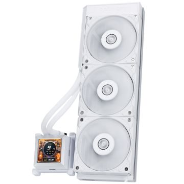 Lian Li HydroShift LCD 360 Silent AIO Cooler - White (HSLCD36SW)