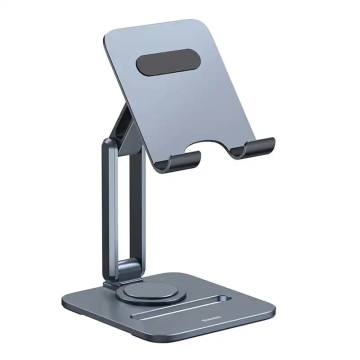 Baseus Desktop Biaxial Foldable Metal Stand for Tablets Space Grey