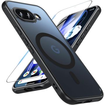 OWKEY Google Pixel 9a Cover Clear Black