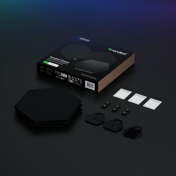 Nanoleaf Shapes Ultra Black Hexagon (Expansion Pack) (3 panels)