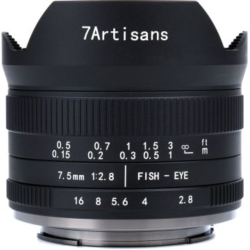 7Artisans 7.5mm f/2.8 Fisheye Lens Mark II Canon EOS-M