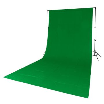 Genesis Gear Green Screen Chromakey Backdrop 180x280cm with 8.5cm Crossbar