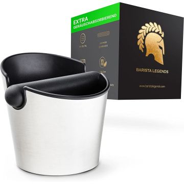 Barista Legends Knock Container for Filter Holder Round Metal