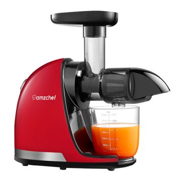 Amzchef Slow Speed Juicer Red (1501-RD)