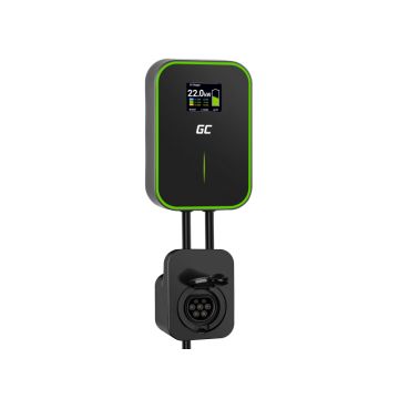 Green Cell Wallbox 22kW RFID with Type 2 Socket GC PowerBox Charger (EV15RFID)