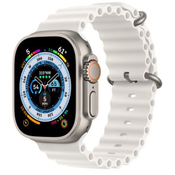 Apple Watch Ultra Titanium 49mm Cellular Weiß Ocean Band MNHF3FD/A