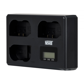 Newell TT-USB-C Tripple-Channel Charger for EN-EL15 for Nikon