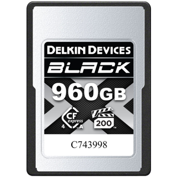 Delkin CFexpress 4.0 BLACK, VGP200, R1830/W1740 (Type A | 4.0) 960GB (DCA4BV2960)