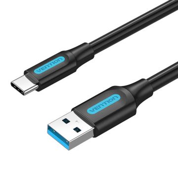 Vention COZBH USB 3.0 A to USB-C Cable 2m Black PVC