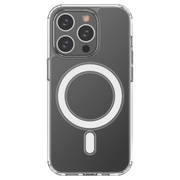 Hurtel MagSafe Magnetic Case for iPhone 15 Pro Max Clear Magnetic Case - Transparent (9145576280454)