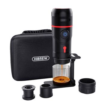HiBREW H4-premium Portable coffee maker 3-in-1 with case 80W