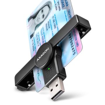 Axagon Pocket Card Reader Smartcard/USB2.0 (CRE-SMPA)