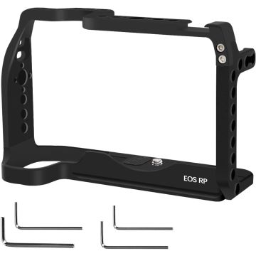 Fugasun EOS RP Camera Cage, EOS RP Cage for Canon EOS RP Camera Case Camera Rig Cold Shoe