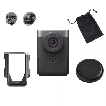 Canon PowerShot V10 Vlogging Starter Kit Silver