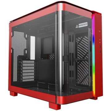 Montech KING 95 Midi-Tower, Tempered Glass, ARGB - Red (KING95R)
